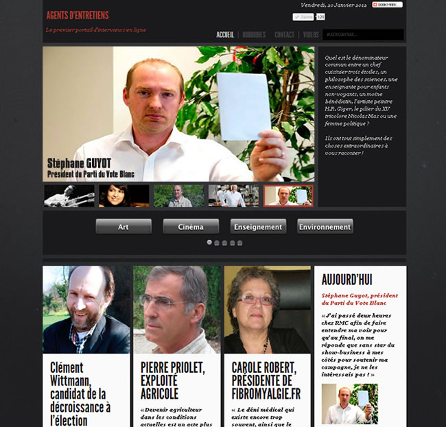 Parti-du-vote-blanc-interview-stephane-guyot-agent-d-entretien-2012-01-18 Découvrir l'interview de Stéphane Guyot